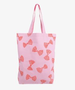 Baumwolltasche Schleifen · fuchsia