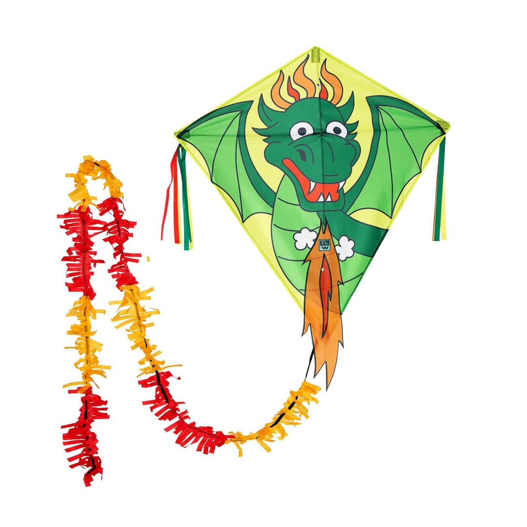 Wolkenstürmer Kinderdrachen Einleiner Feuerdrache