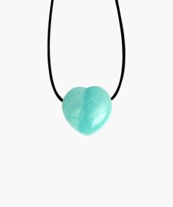 Anhänger Herz aus Amazonit