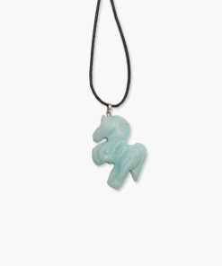 Pferd Anhänger aus Amazonit