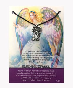 Anhänger Zadkiel – Die Erzengel aus Zinn auf großer Karte