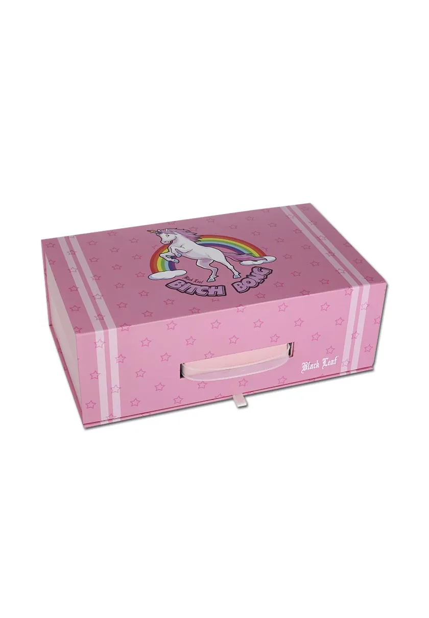 Einhorn-Bong 30cm (Bitch Bong) Pink 💗Kofferbong - Image 3