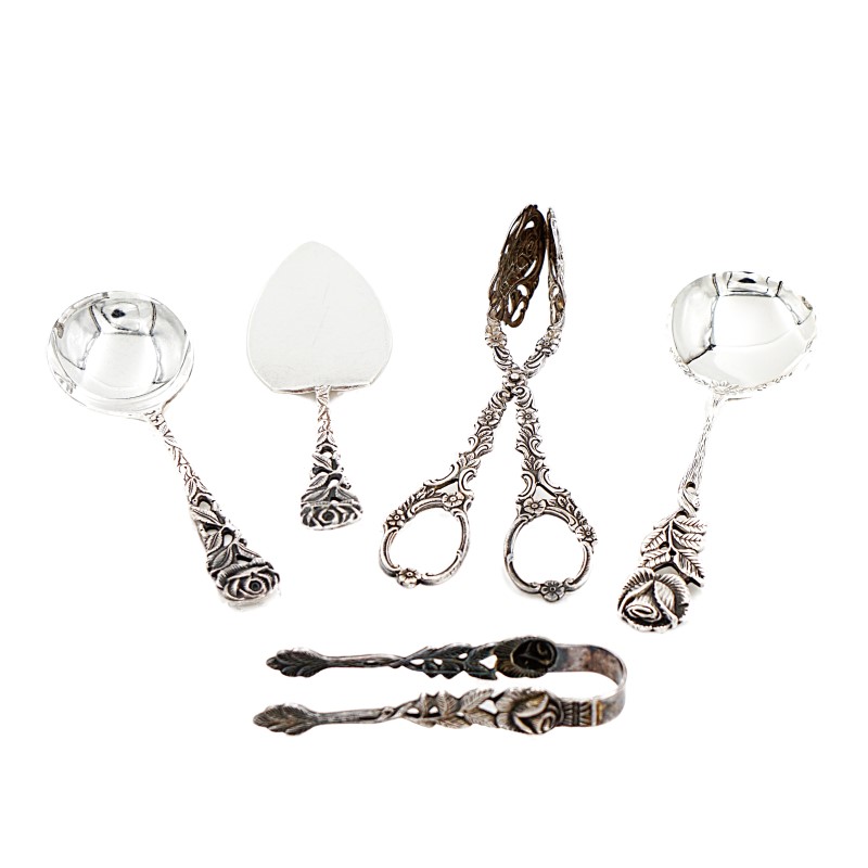 Kuchenbesteck Set – Hildesheimer Rose