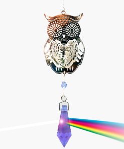 Suncatcher Eule Lichtfarbenfänger in Geschenkbox