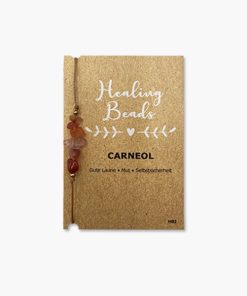 „Healing Beads“ Carneol Armband