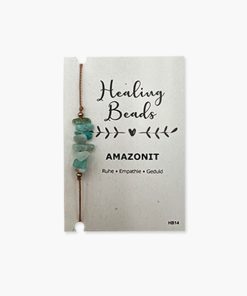 „Healing Beads“ Amazonit Armband