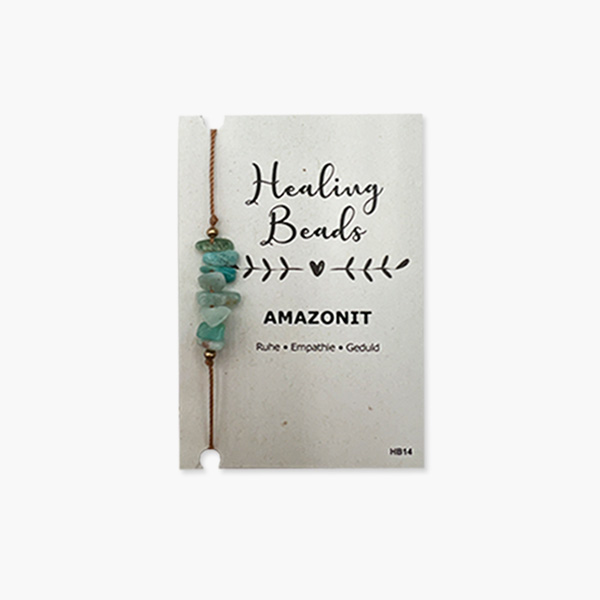 „Healing Beads“ Amazonit Armband