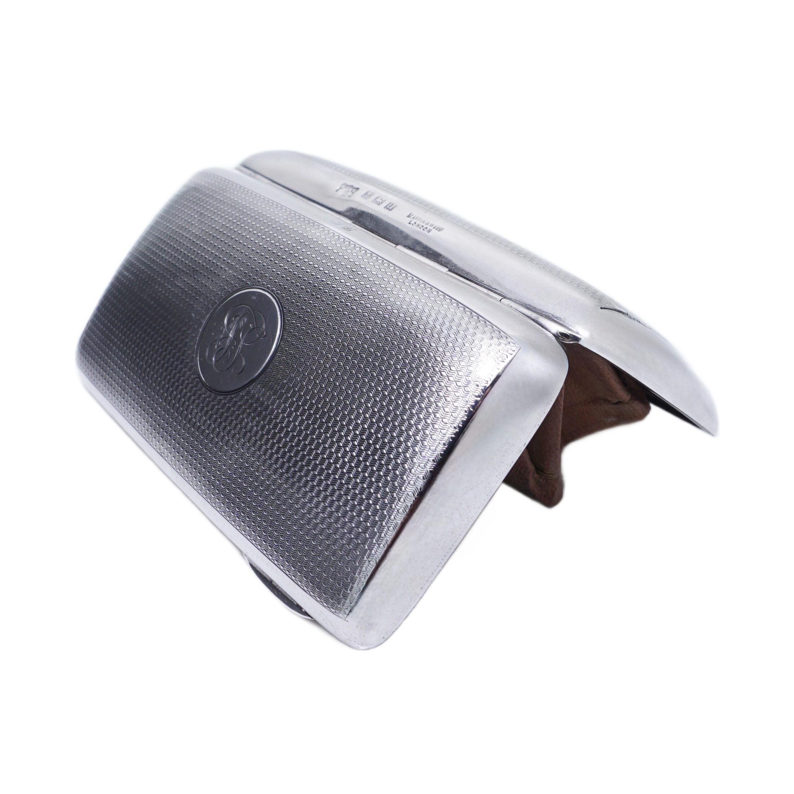 Gelbörse aus Sterlingsilber & Leder – Mappin & Webb, Birmingham - Image 6