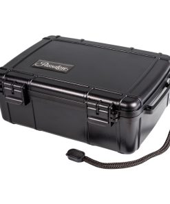 Passatore Cigar Case Acryl schwarz  für 10-15 Cigarren