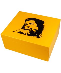 Humidor “Che” gelb matt für ca. 40 Cigarren