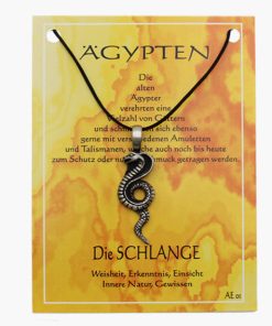 „Die Schlange“ Anhänger auf grosser Karte