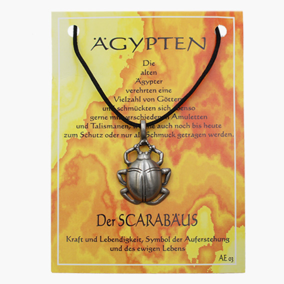 „Der Scarabäus“ Anhänger auf grosser Karte