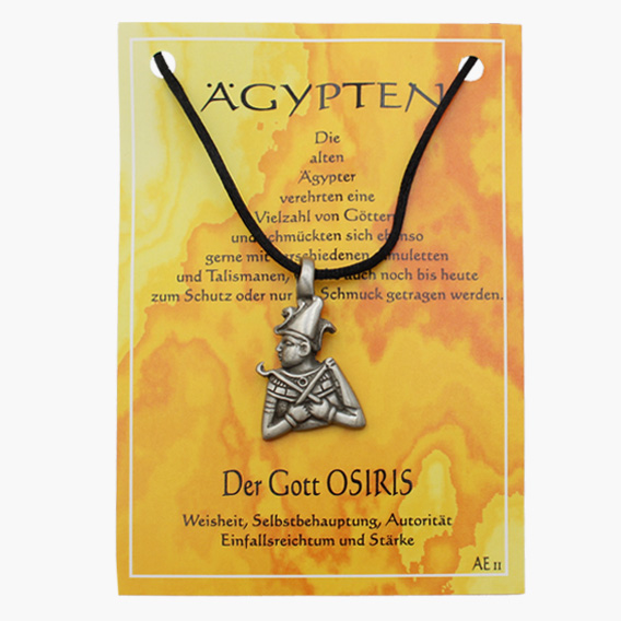 „Der Gott Osiris“ Anhänger auf grosser Karte