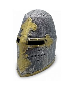 Ritterhelm „Bourbonische Lilie“, silber