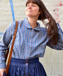 Bluse “lucky loom” , Farbe blue