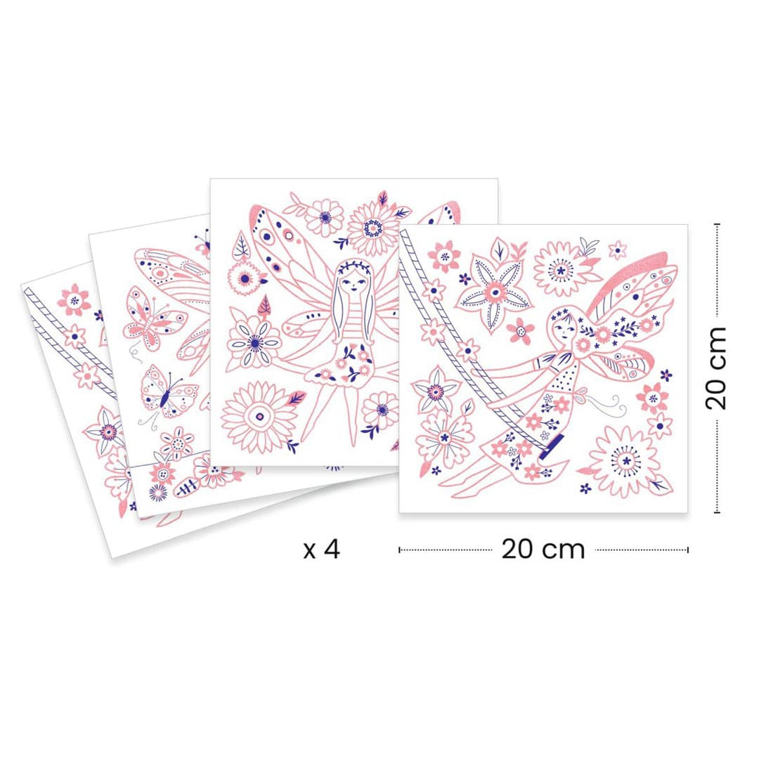 Djeco Ausmalbilder: Kleine Flügel mit Metallic-Effekt - Image 3