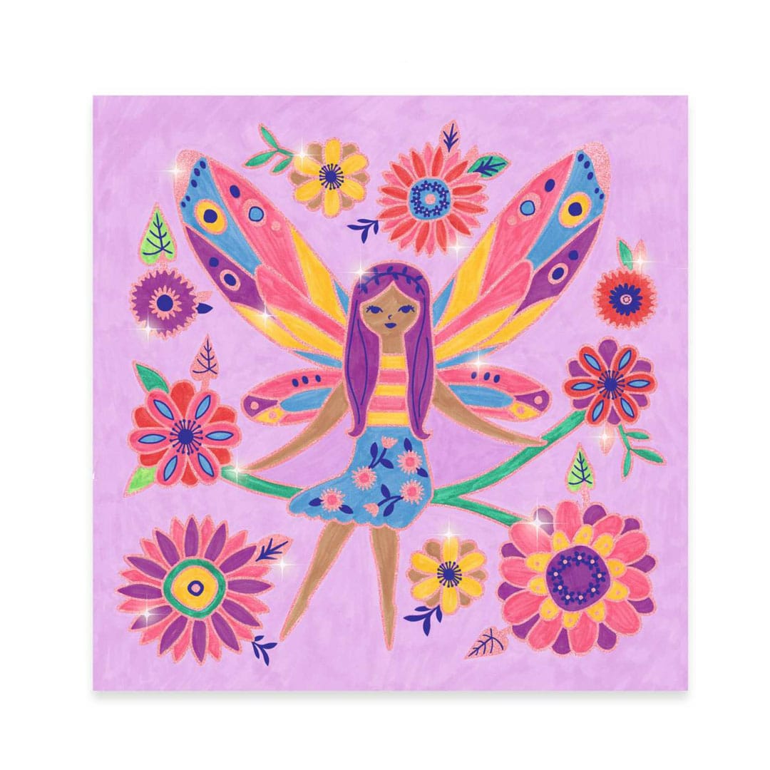 Djeco Ausmalbilder: Kleine Flügel mit Metallic-Effekt - Image 4