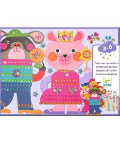 Djeco Sticker 3-6: Stickerbilder: Glitzer