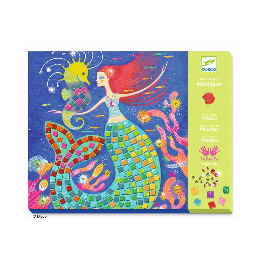 Mosaik-Bastelset glitzernde Meerjungfrauen