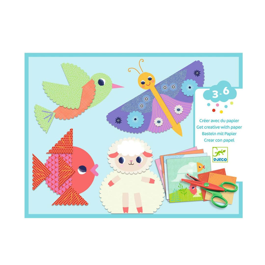Djeco Kreativ-Set „Scherenschnitt“ für Kleine