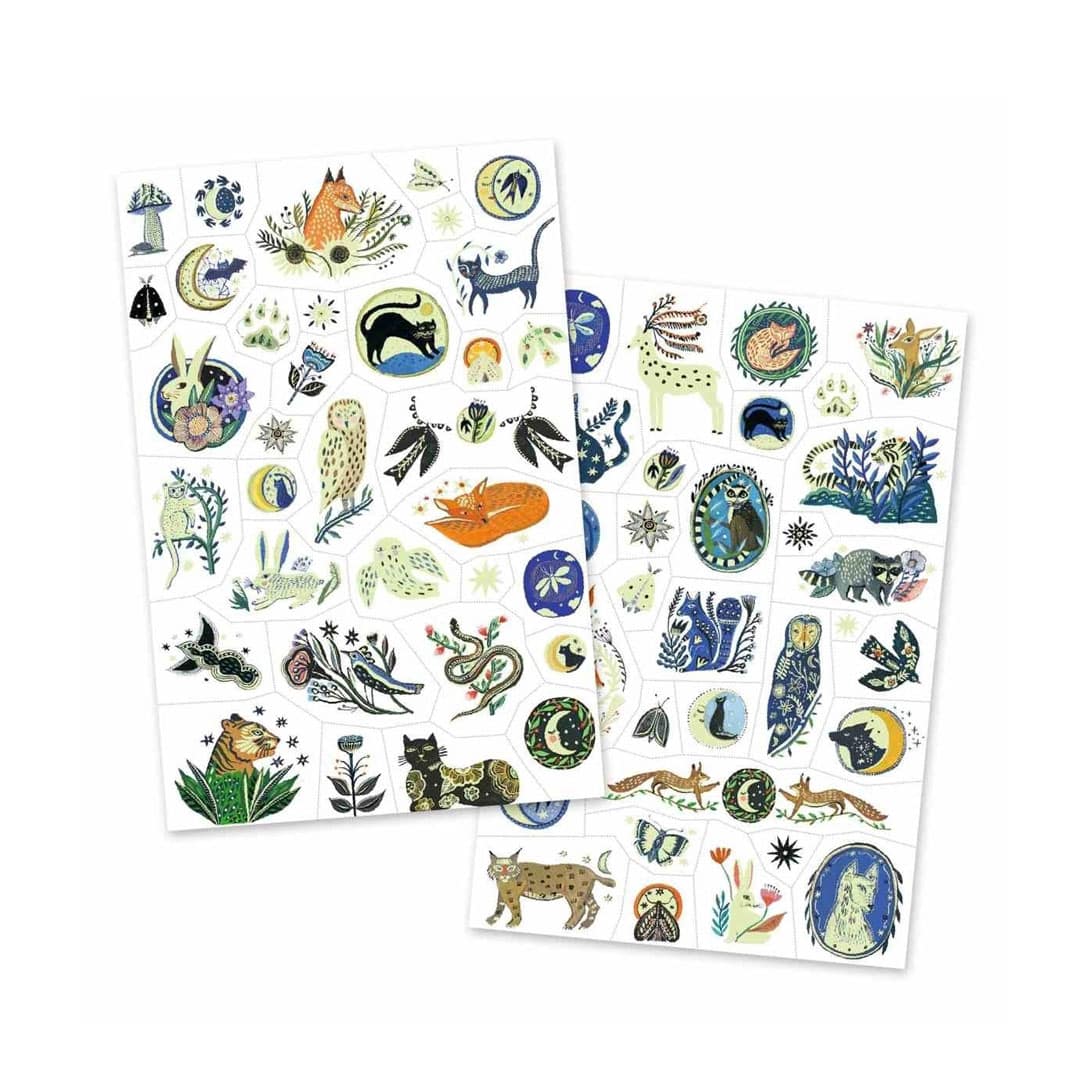 Djeco Kindertattoos Nachtschimmer nachtleuchtend - Image 2