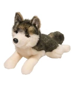 Kuscheltier Wolf liegend superweich