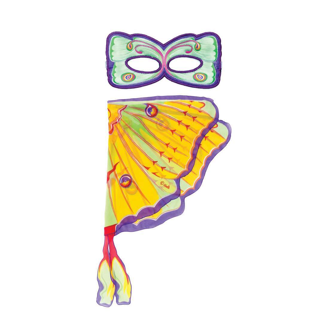 Dreamy Dress-Ups Kostümflügel und Maske Set Kometenfalter