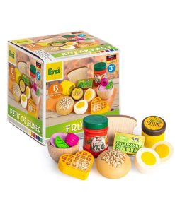 Erzi Puppenküche-Sortiment „Frühstück“ aus Holz