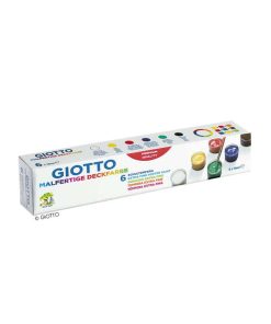 GIOTTO Malfertige Deckfarbe Tempera 6x18ml