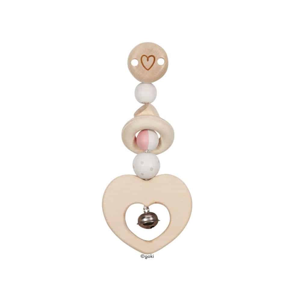 Goki Kinderwagen-Anhänger Clip Herz