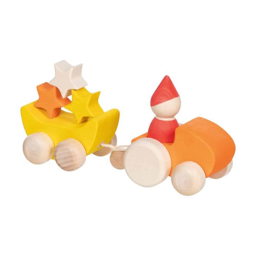 Baby-Fahrzeug „Kleiner Sternensammler“ aus Holz, von Goki