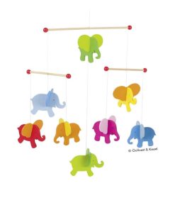 Baby-Mobile bunte Elefanten, von Goki