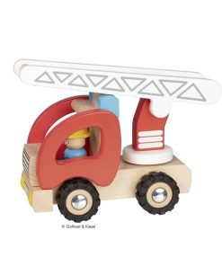Goki Feuerwehr Leiterwagen aus Holz