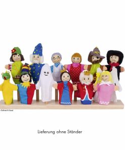 12 Puppentheater-Fingerpuppen, von Goki