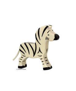 Holztiger Holzfigur kleines Zebra