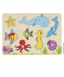 Goki Steckpuzzle Fische