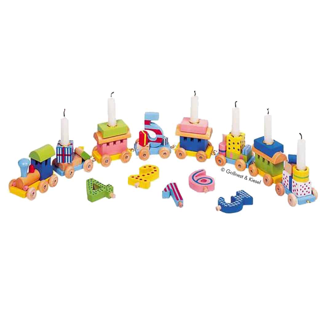 Ergänzungs-Zahlen 7-10 für Goki Geburtstagszug - Image 2