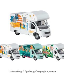 Spielzeugauto Wohnmobil mit Rückzugsmotor, sortiert