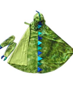 Great Pretenders Kostüm-Cape Drache Grün mit Klauen