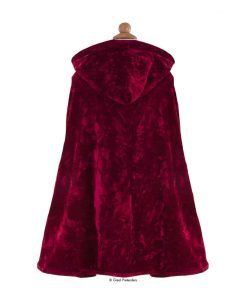 Great Pretenders Rotkäppchen-Cape in Samtrot