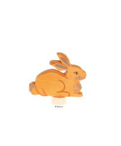 Grimm’s Stecker Hase sitzend, handbemalt