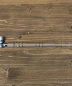 Holz Pfeife mit Metall Kopf 23.5cm