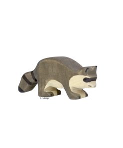 Holztiger Holzfigur Waschbär