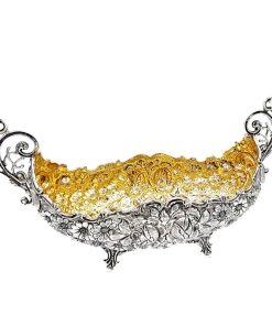 Jardiniere Schale aus Silber – Neorokoko