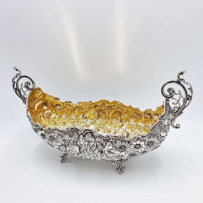 Jardiniere Schale aus Silber – Neorokoko - Image 2