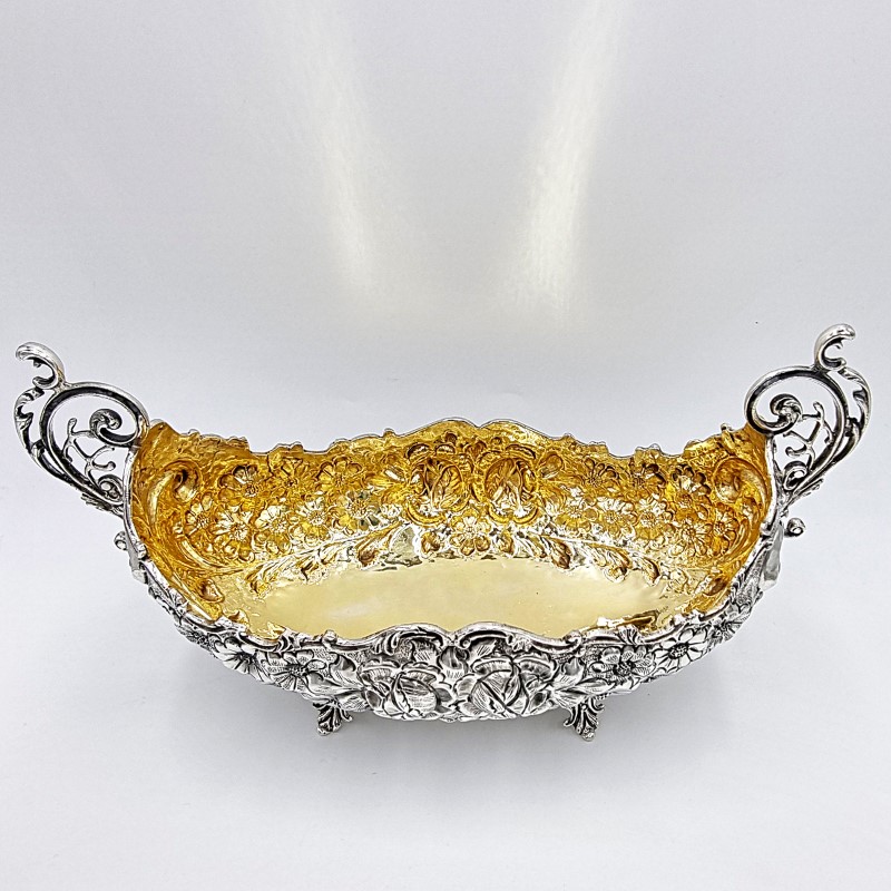 Jardiniere Schale aus Silber – Neorokoko - Image 4