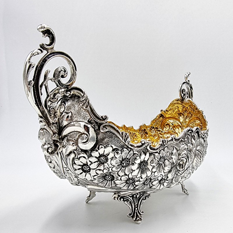 Jardiniere Schale aus Silber – Neorokoko - Image 5