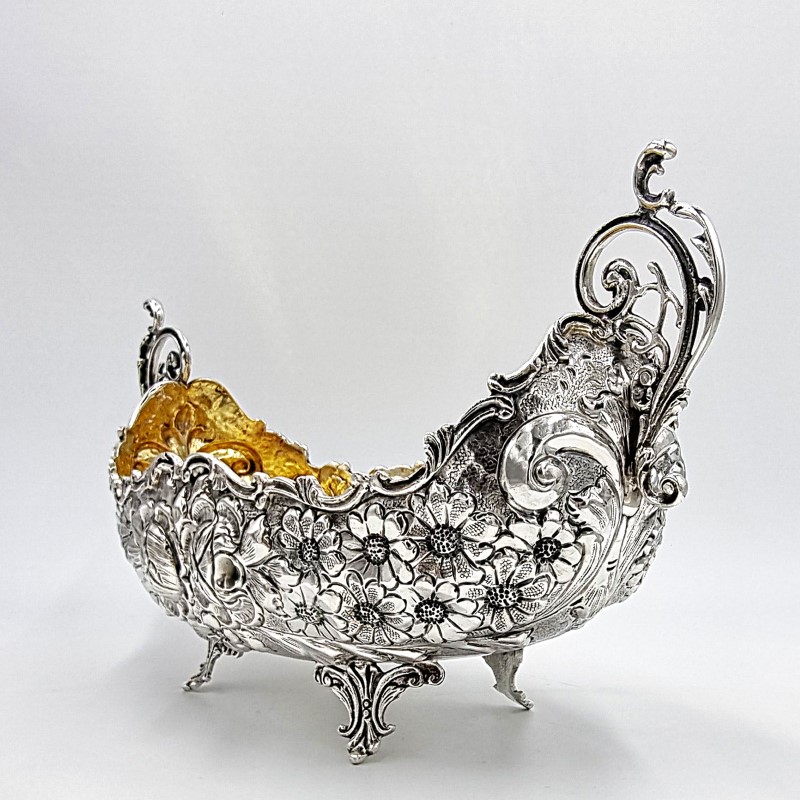Jardiniere Schale aus Silber – Neorokoko - Image 7
