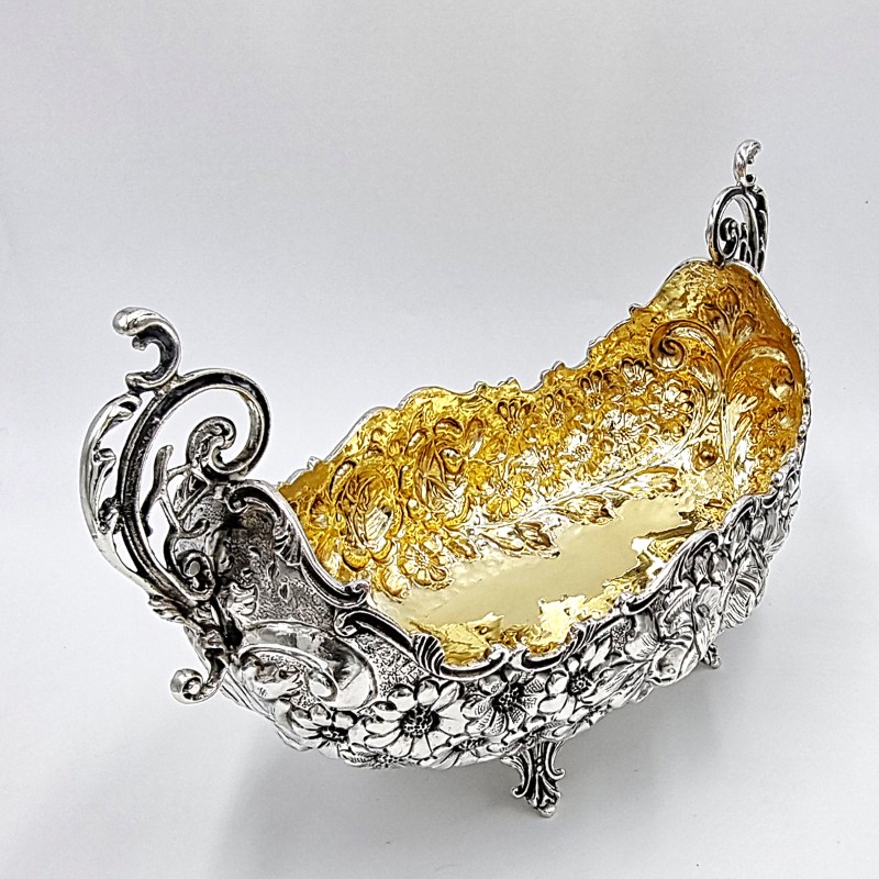 Jardiniere Schale aus Silber – Neorokoko - Image 6