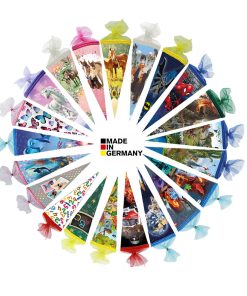 Kleine Schultüte 22cm – Sortiment Geschwisterschultüten